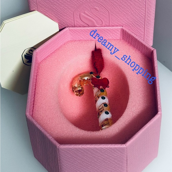 NIB Swarovski Holiday Cheers Gingerbread Candy Cane Crystal Ornament #5627609 - Picture 2 of 7